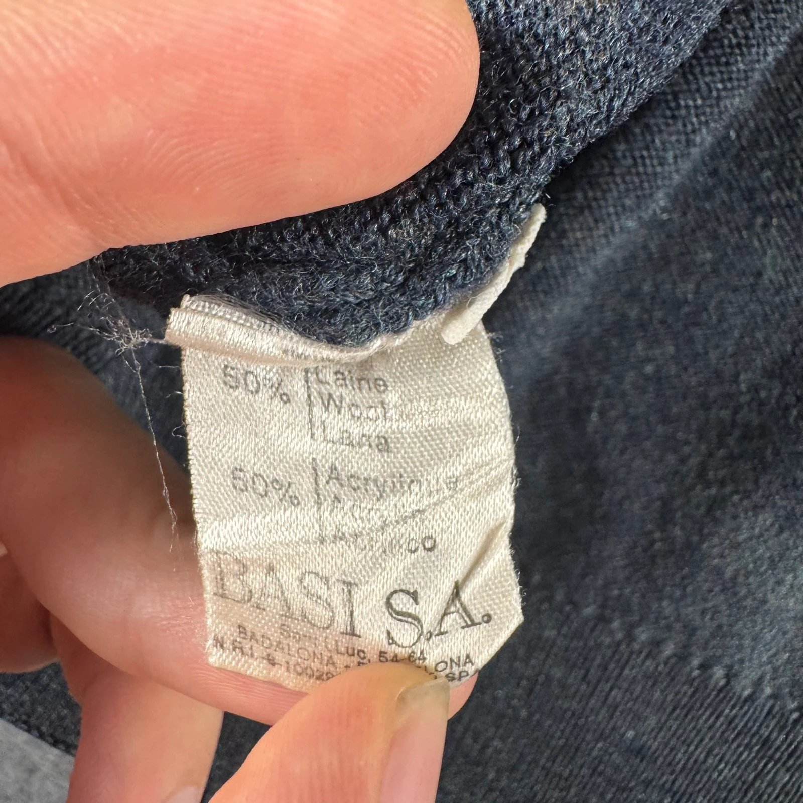 Lacoste Crewneck Sweater Grey Premium Vintage 90's Archive Tactical Made in Spain Wool Knit Jumper – photo 13